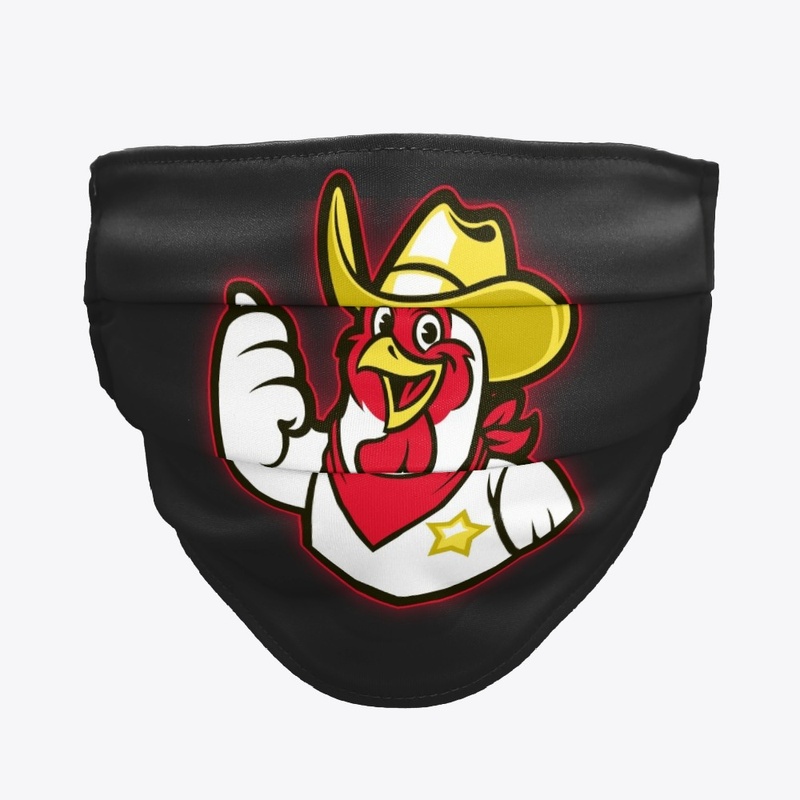Chicken Sheriff Face Mask