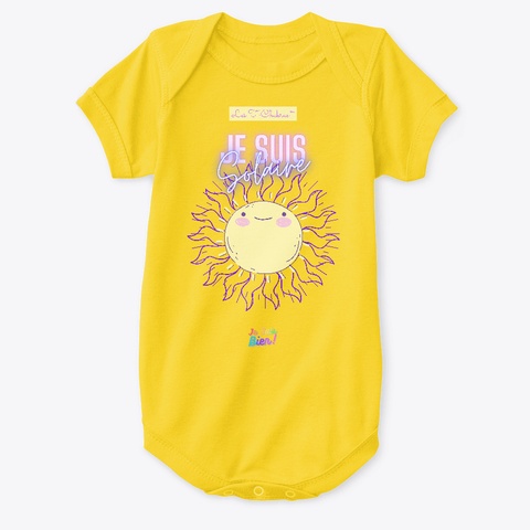 Je Suis Bien ! Les T Chakras  Je Rayonne Yellow  T-Shirt Front