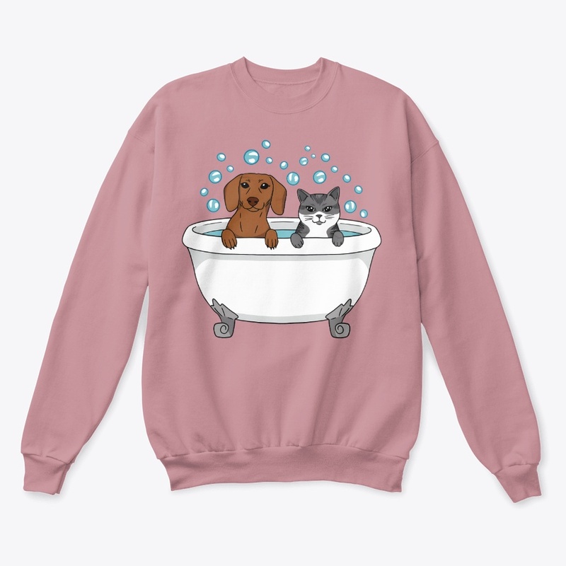 Dog and Cat Bath Time