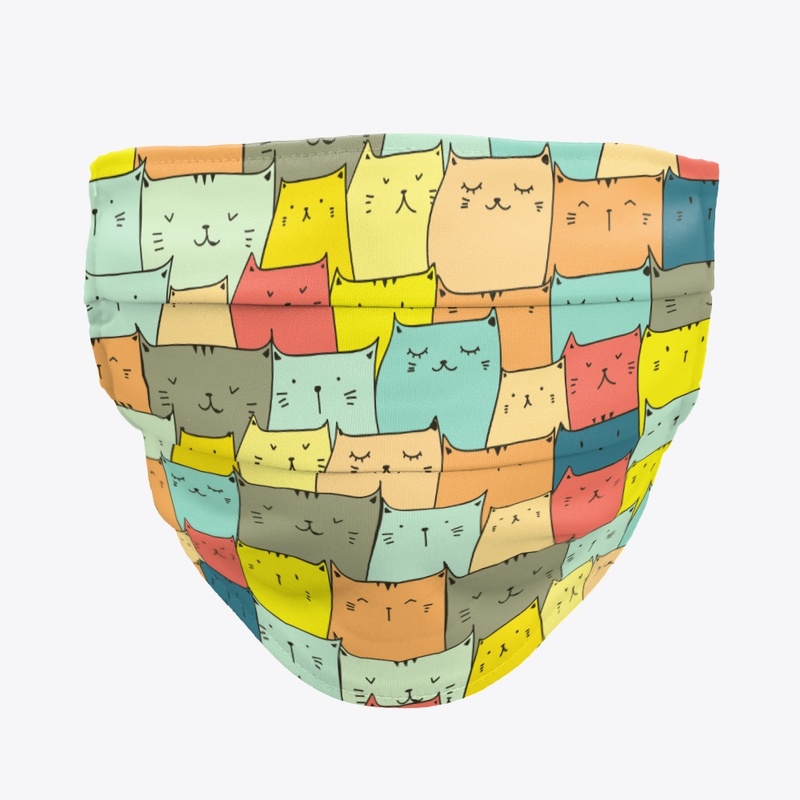 Colorful Cute Cats Design
