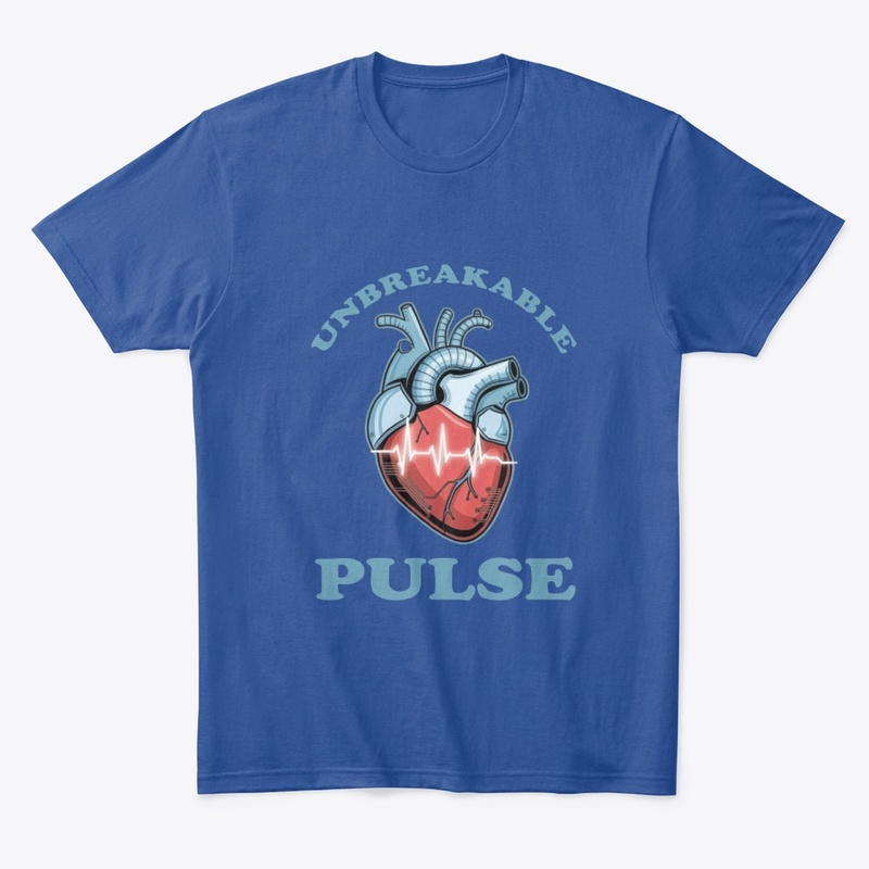 T-shirt design featuring a heart