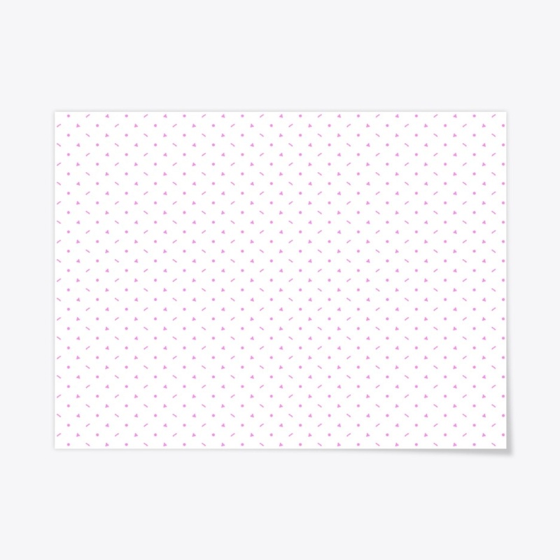 Circle dash and triangle pattern