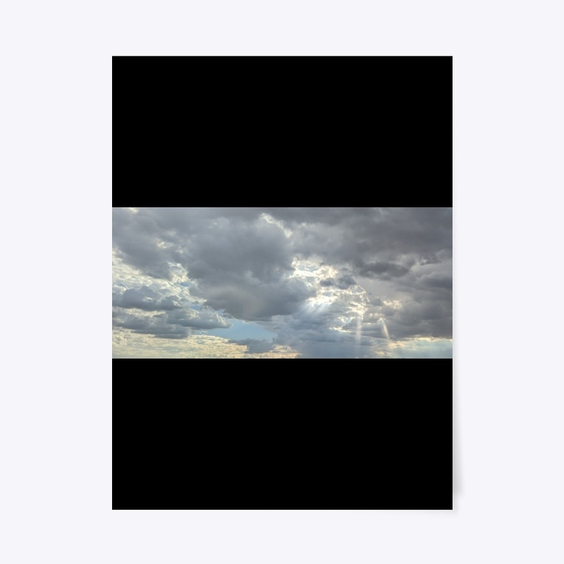 the clouds from below