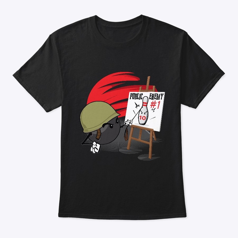 Ten Pin 10 Is Public Enemy Bowling Shirt