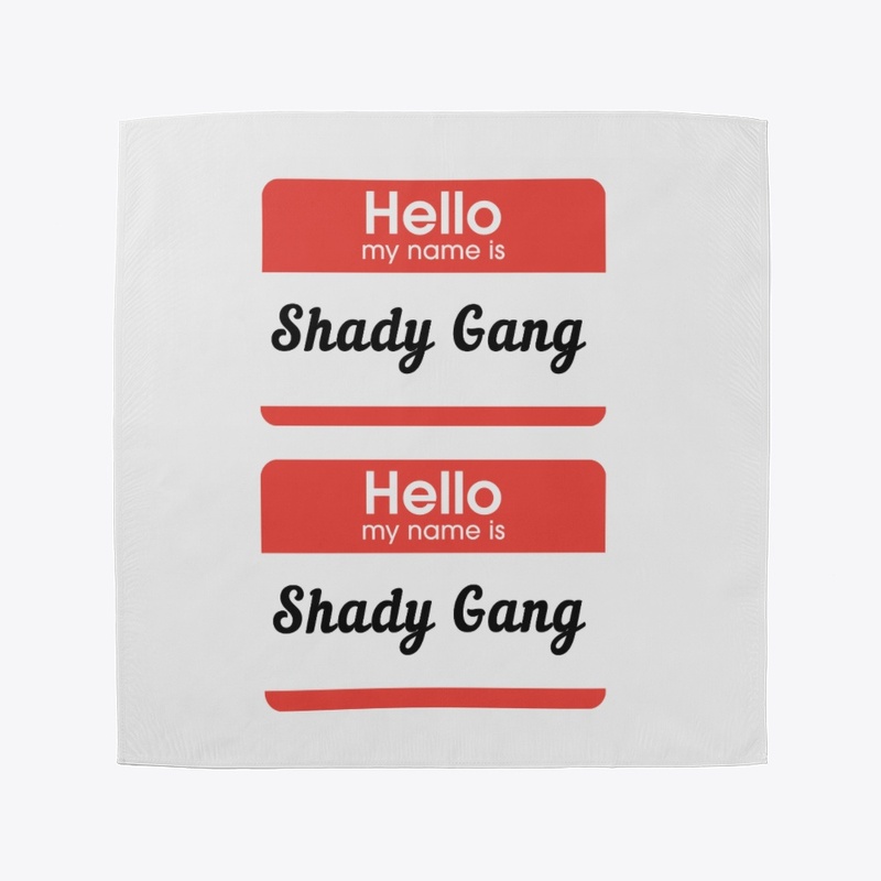 Shady Gang Name Tag