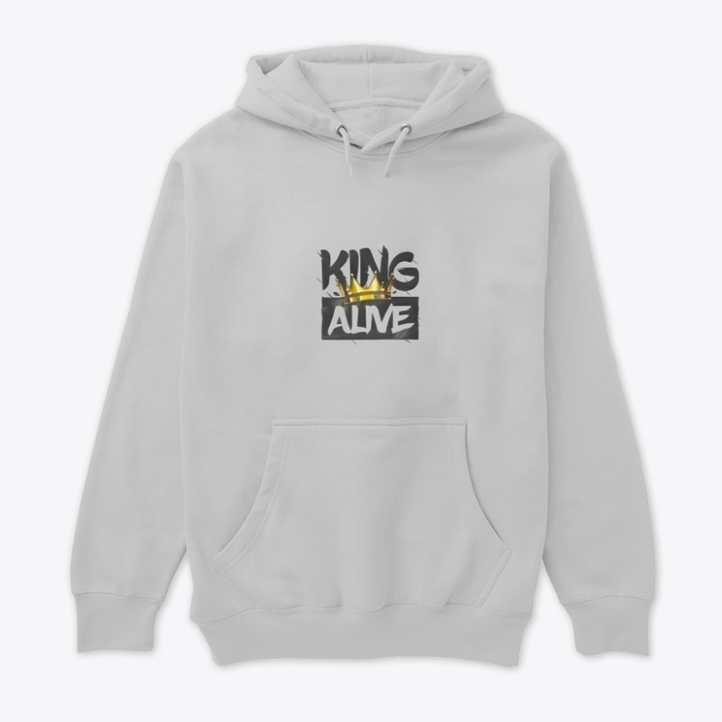 king alive styled text clothing