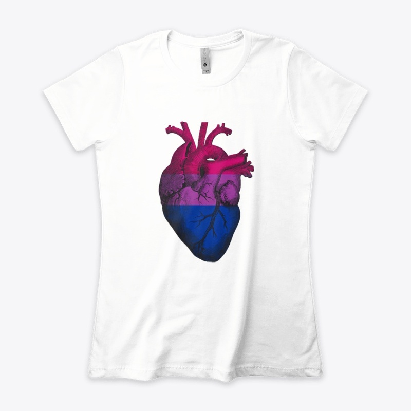 Bisexual Pride Anatomical Heart