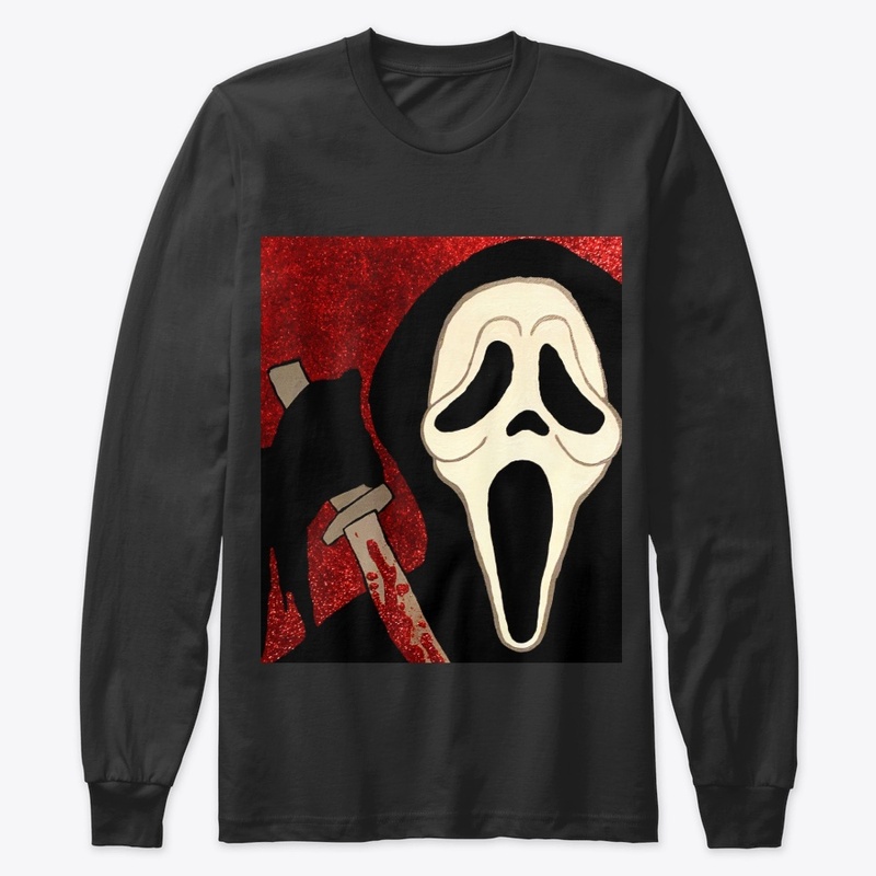 Ghostface Scream Portrait Painting