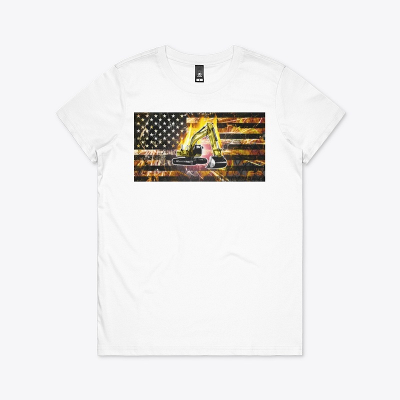 Excavator Flag Sparks
