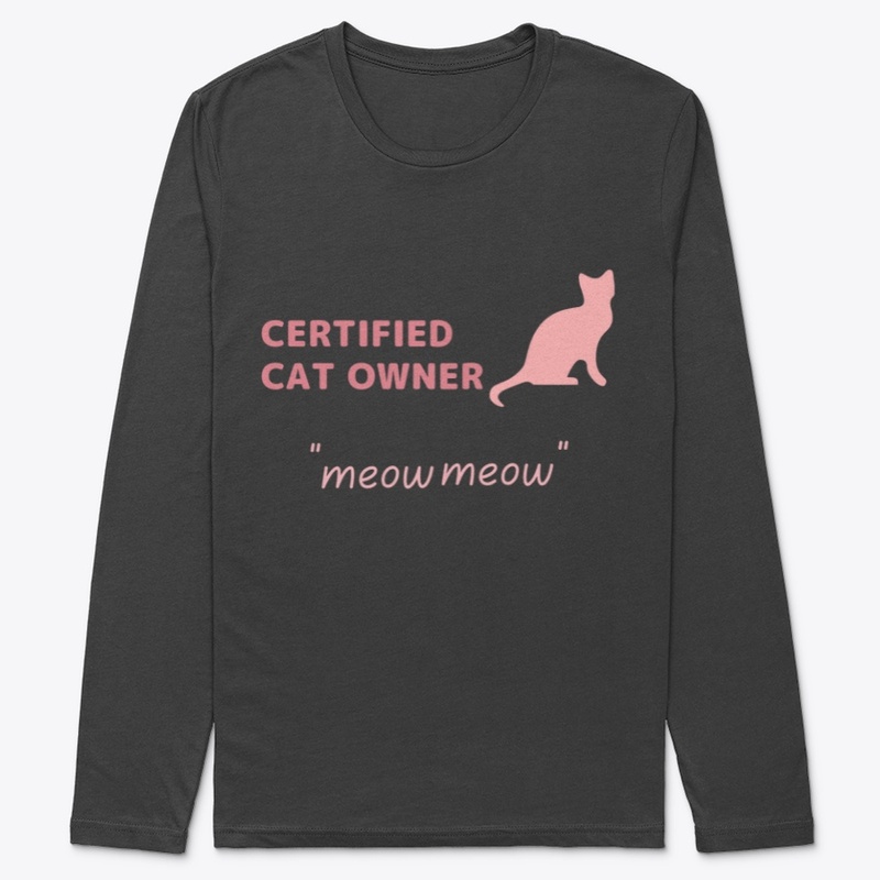 certified cat owner"Meow meow"
