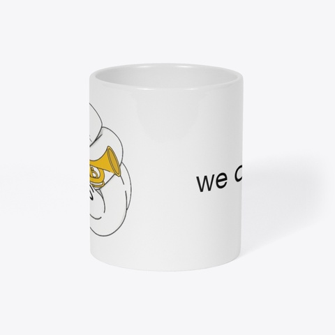Brass Knot Mug White T-Shirt Right