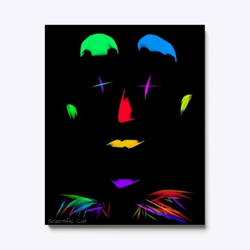 "The Clown" Canvas Print 