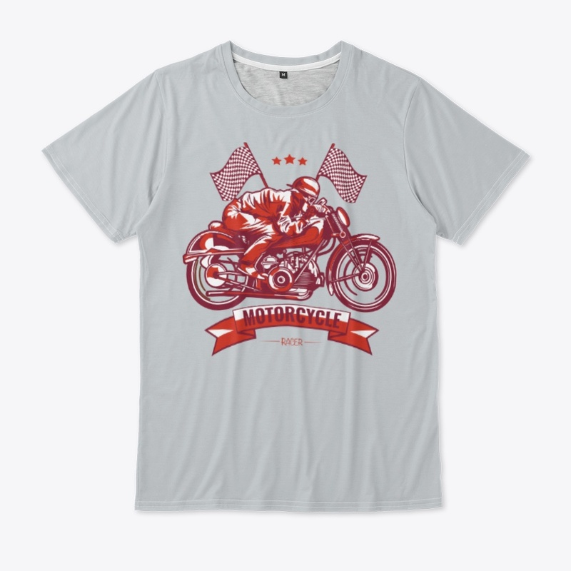 Motorcycle Racer T-shirt Design