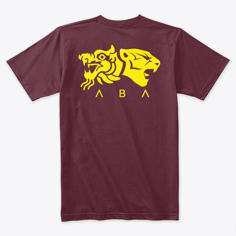ABA T-shirt (Yellow Double-Heads Design)