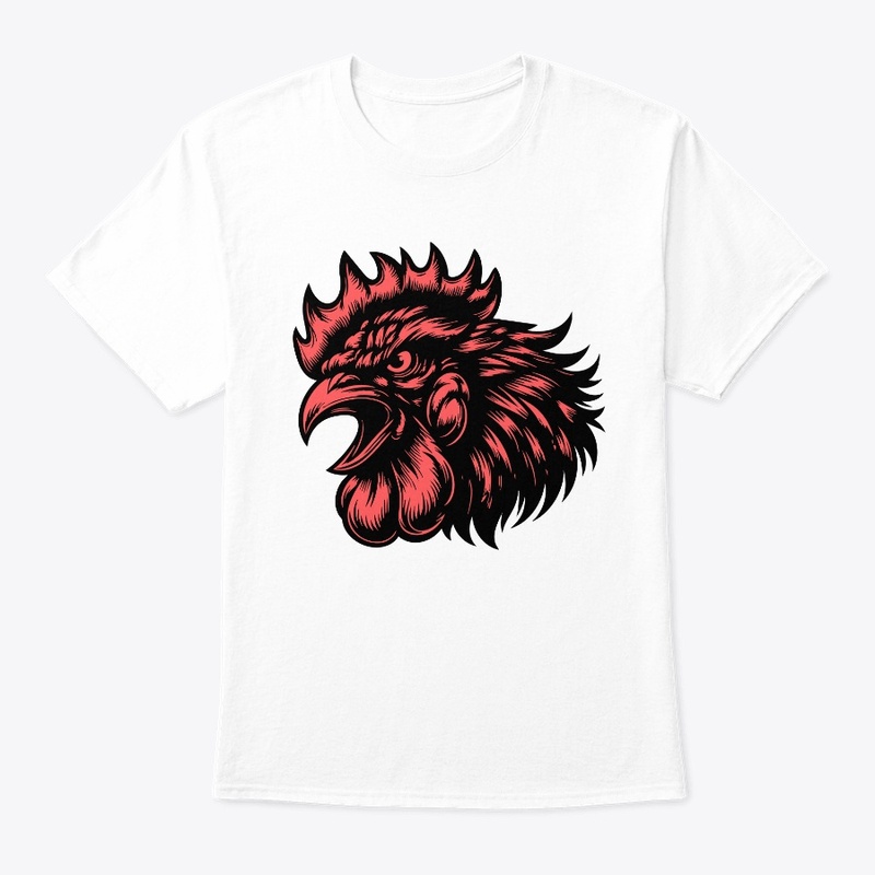 Angry Chicken Head Design