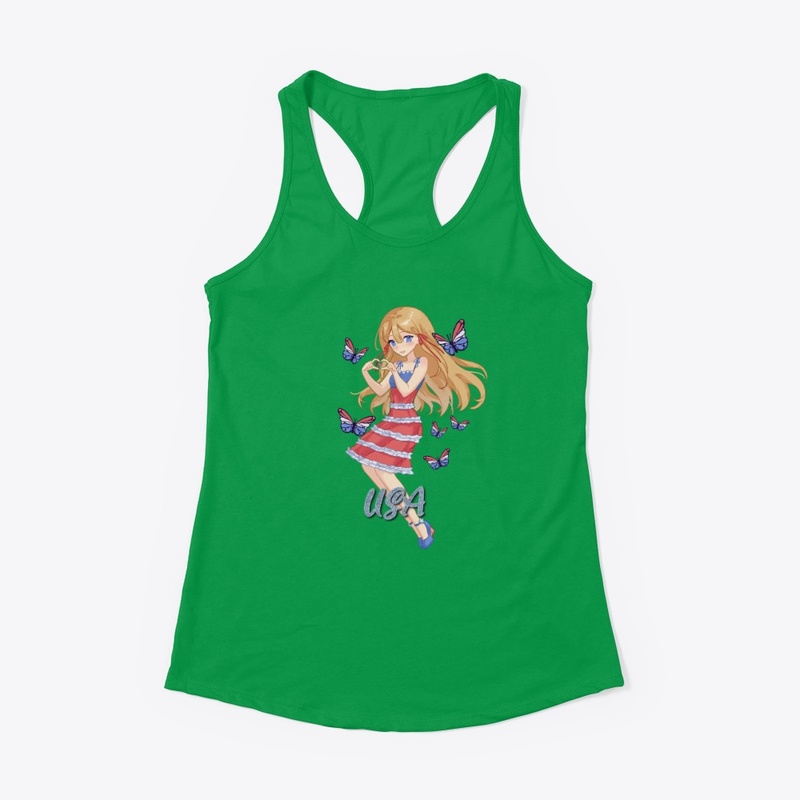 USA Women/Girl Shirt - Art by Saya Ahiru