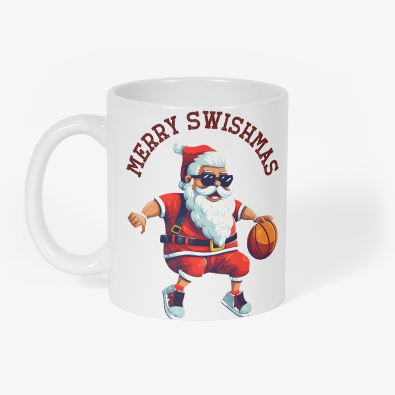 Merry Swishmas Santa Basketball