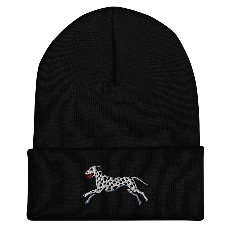 Dalmatian Embroidered Beanie