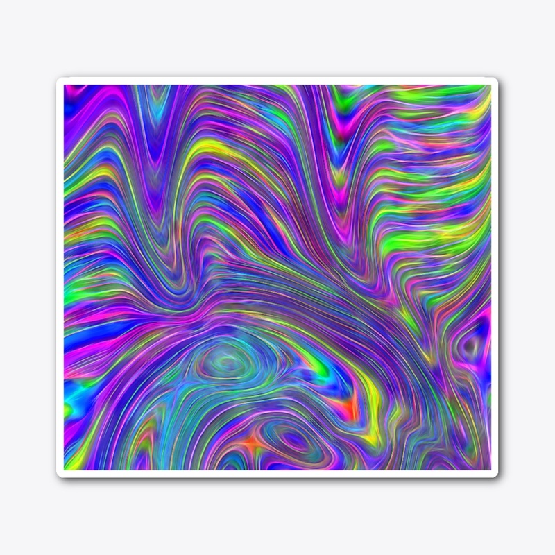 Abstract With Blue