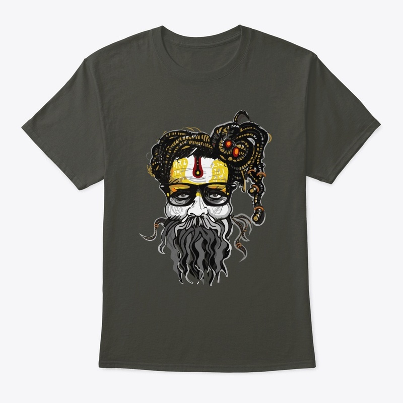 Crazy hair Sage yoga t-shirt