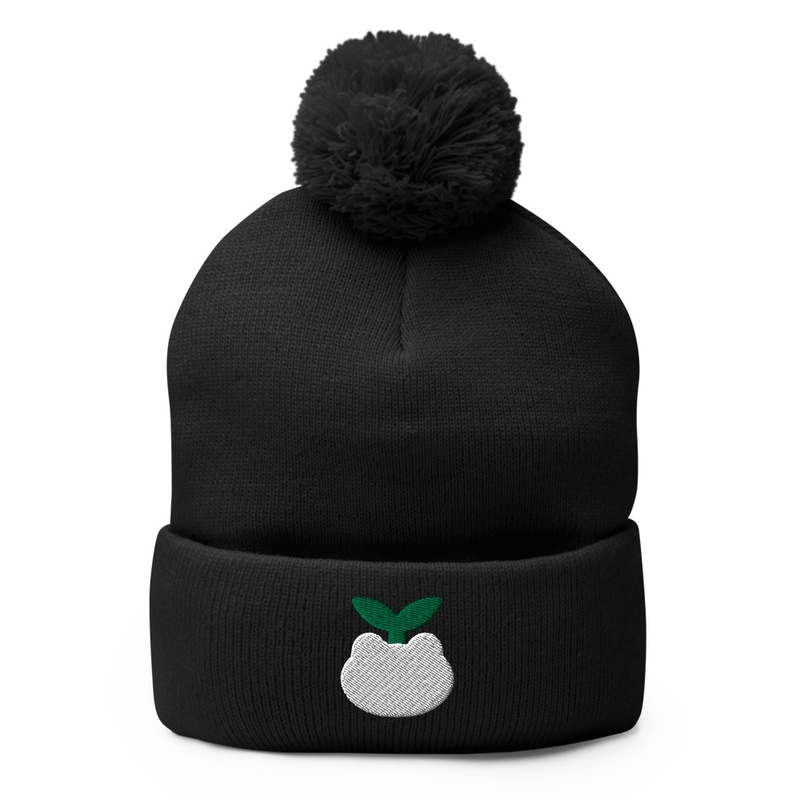 Silhouette Pom Pom Beanie