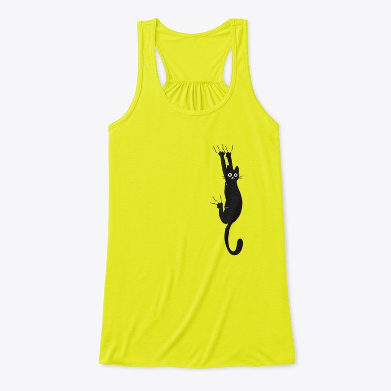 Hanging Black Cat