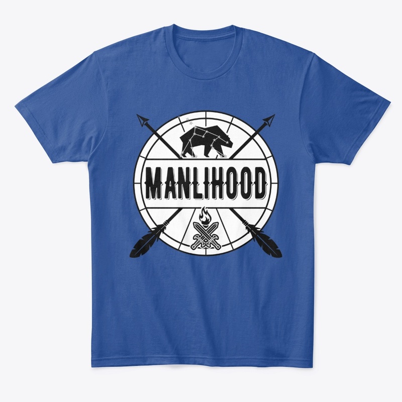 Manlihood Black and White Logo