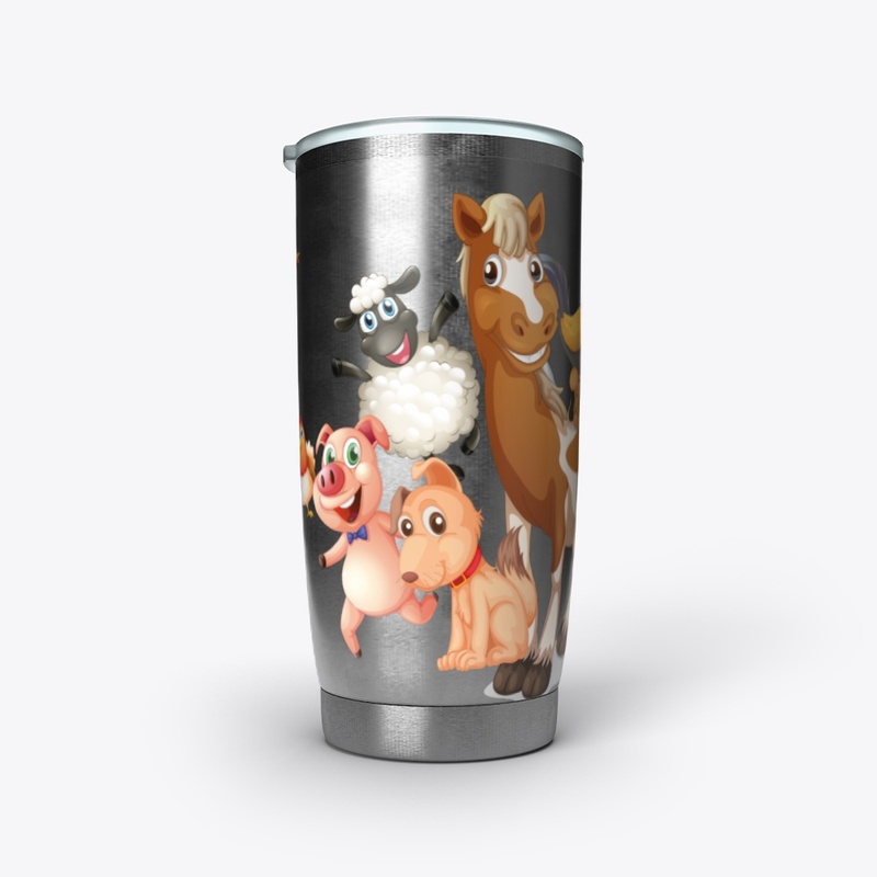 Cute farm animals