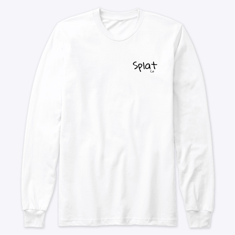 Splat Crew-Neck Long Sleeve - Black