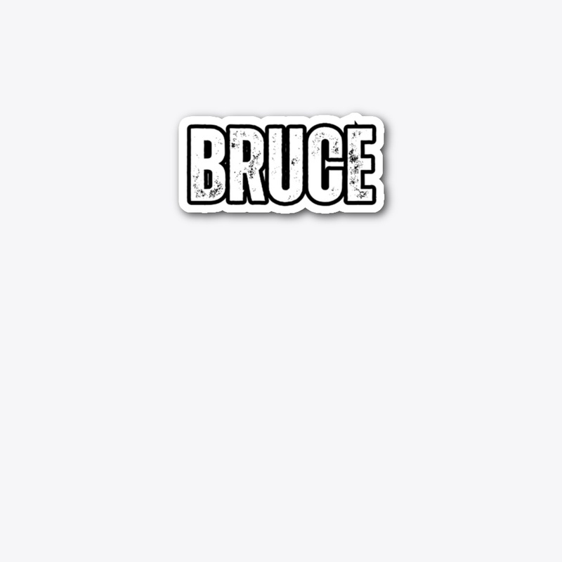 Personalized Name "Bruce" Vintage