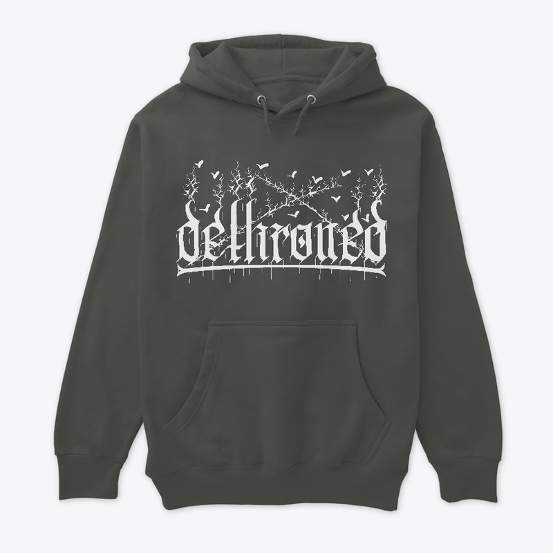 Dethroned Detailed Logo (White)