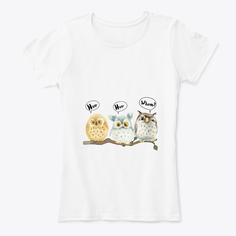 Hoo Hoo Whom Owl. Gift for bird lovers