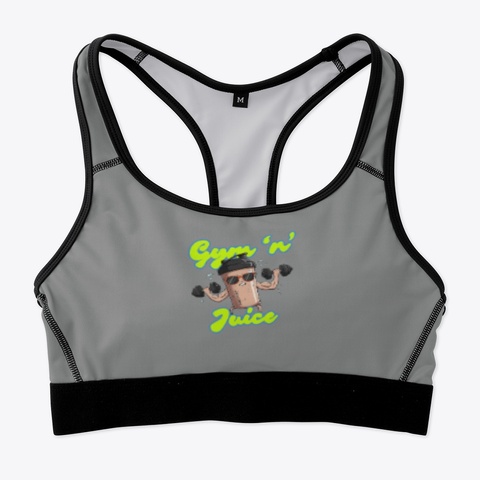 Gym 'n' Juice Medium Grey T-Shirt Front