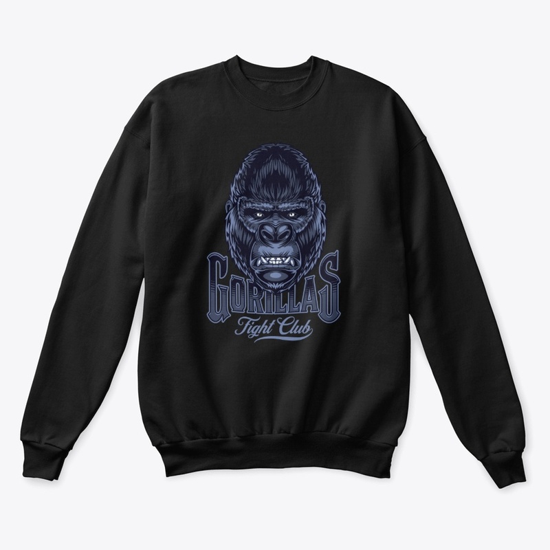 Gorillas Fight Club Vintage Animal Merch