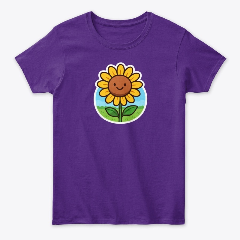 Sunflower Vibes Nature Sticker