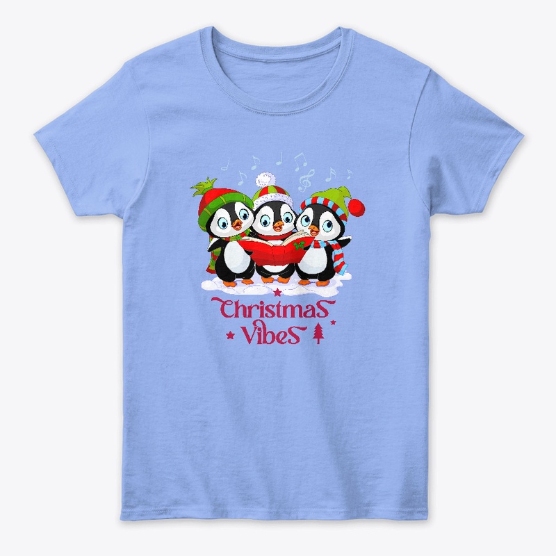 A Cute Christmas Vibes T-shirt.