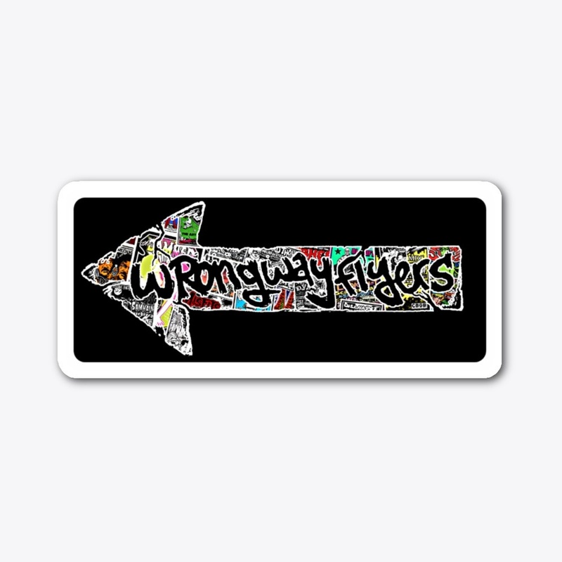 Wrongway Flyers Collage Arrow Logo