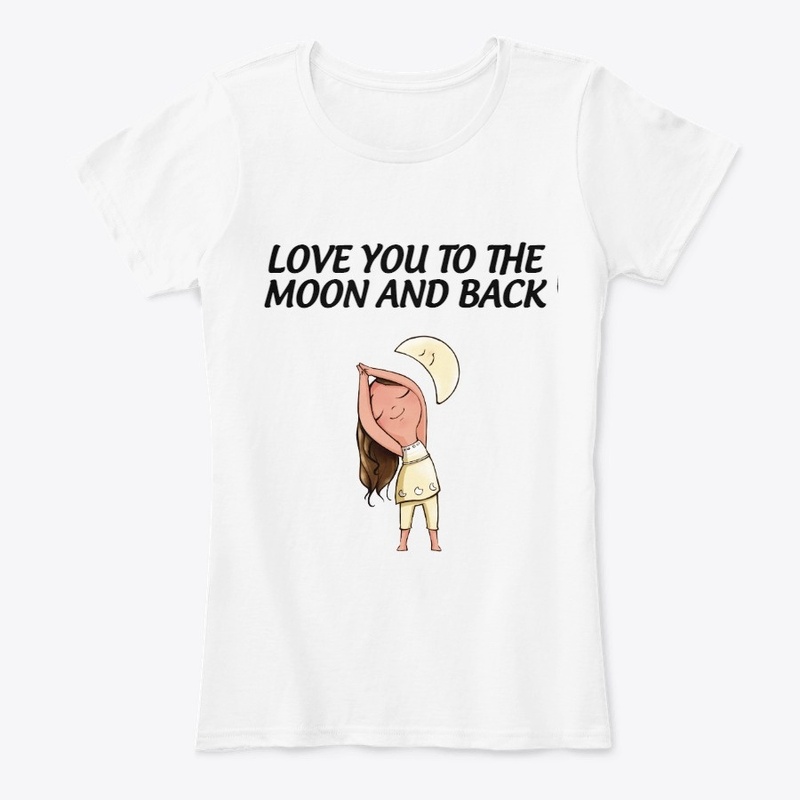Love You to the Moon Yoga Tee