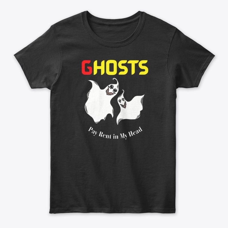Gen Z Ghost Living Rent Free Funny Humor