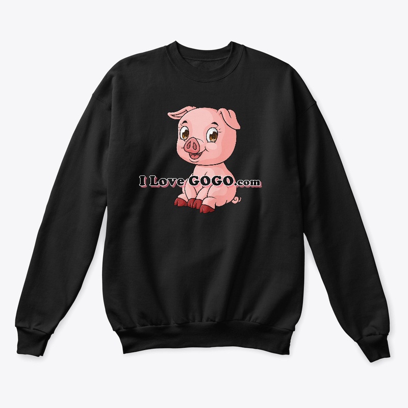 Sitting Pig - I Love GOGO.com