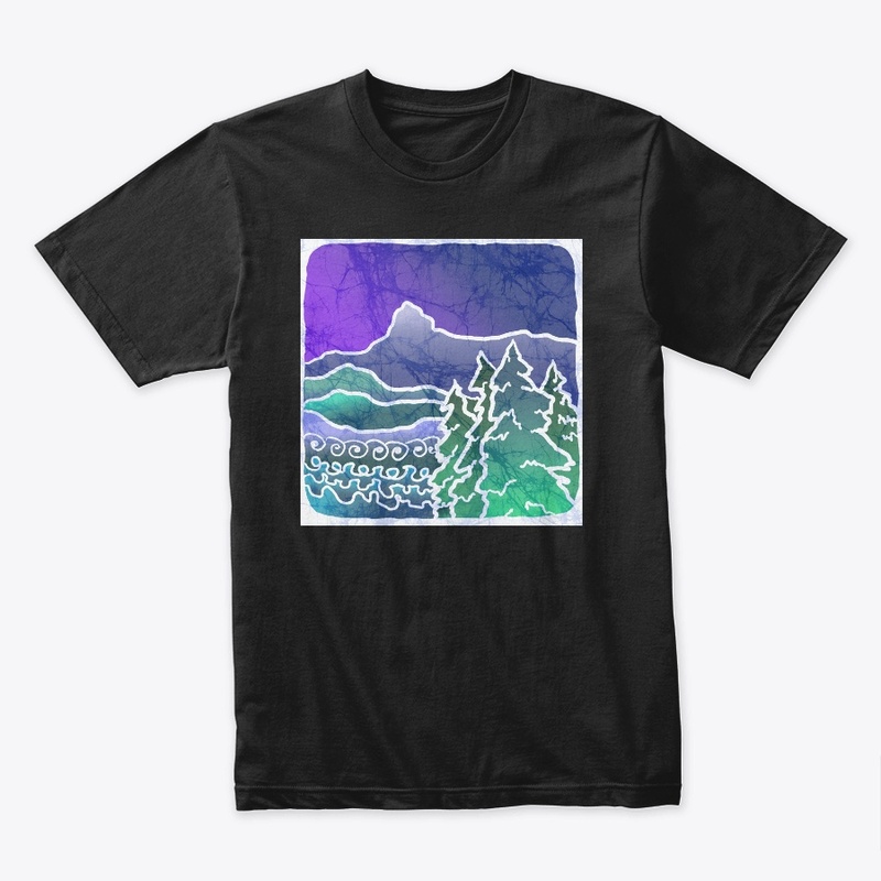 Mountain Batik Landscape 