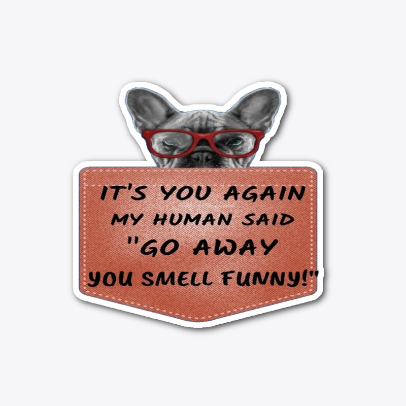 IT'S YOU AGAIN MY HUMAN SAID "GO AWAY"  