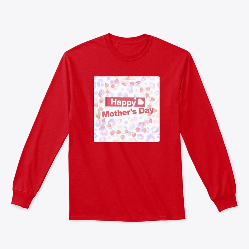 Happy Mothers Day With Pink & Blue