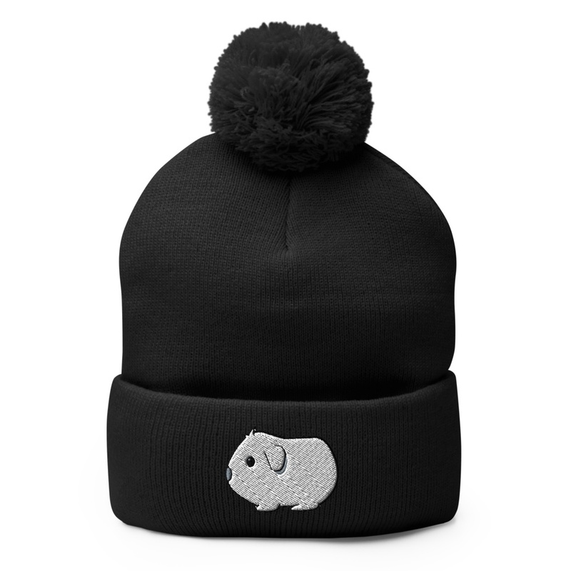 Guinea Pig Lovers Pom-Pom Winter Hat