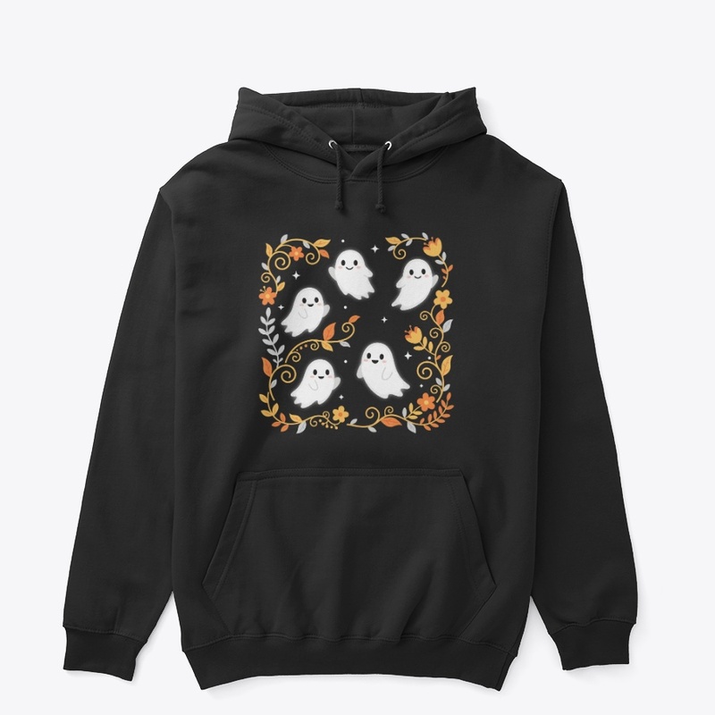 Smiling Ghosts & Autumn Florals