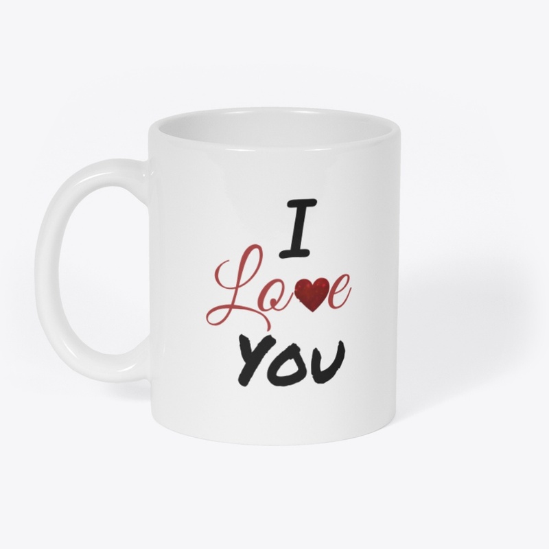 I Love you design 