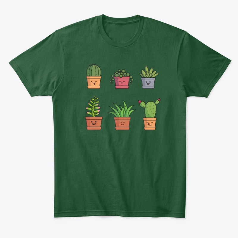 Happy succulents and cacti