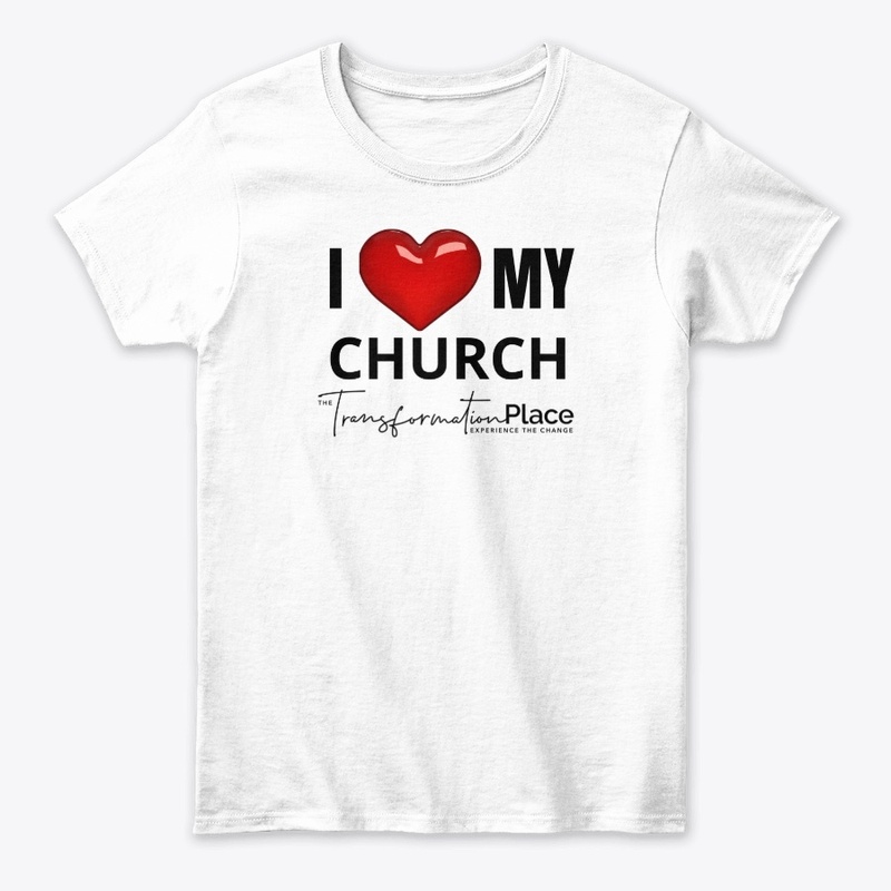 I love My Church (black print)