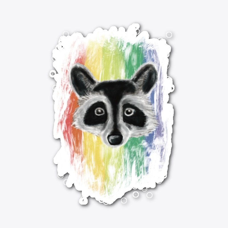 Rainbow Raccoon
