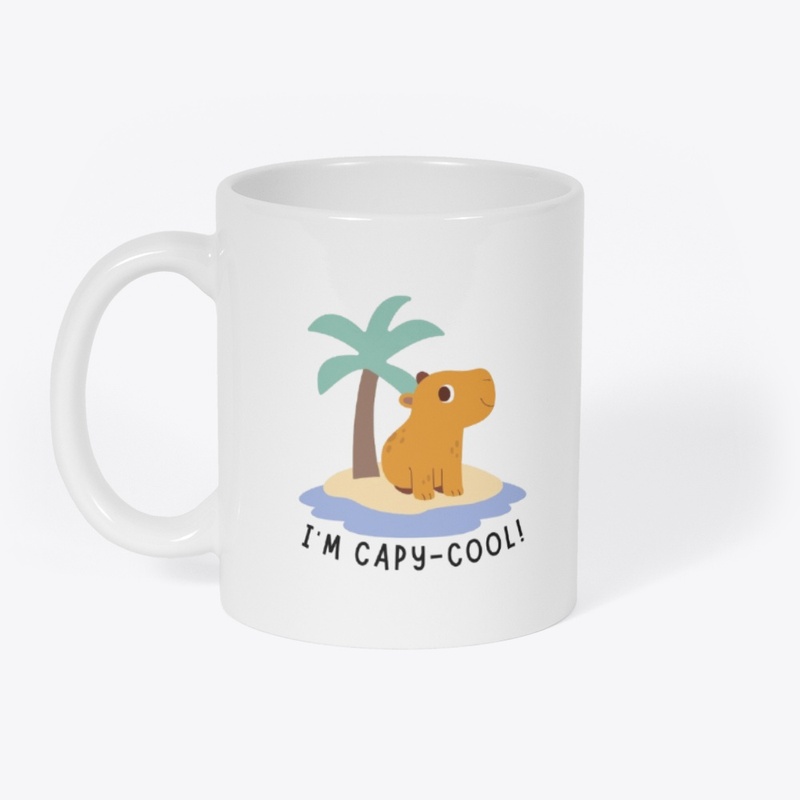 Capy-Cool – Cute Capybara Tee for Kids.